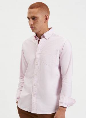 Ben Sherman Brighton Oxford Organic Gömlek Pembe | 7419-JAHUO