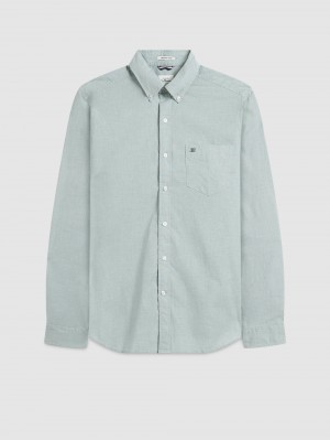 Ben Sherman Brighton Oxford Organic Green Gömlek Yeşil | 4893-SPJFL