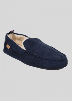 Ben Sherman Casa Cartegena Moccasin Slipper Lacivert | 4397-STGFY