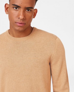 Ben Sherman Signature Crewneck Triko Gri | 3987-JNLVH