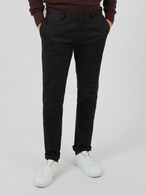 Ben Sherman Signature Skinny Stretch Chino Pantolon Siyah | 8209-QAJSX