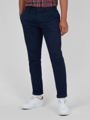 Ben Sherman Signature Skinny Stretch Chino Pantolon Lacivert | 8573-YKDGS