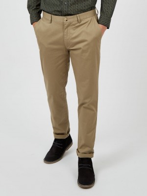 Ben Sherman Signature Slim Stretch Chino Pantolon Gri | 5472-KPOSW