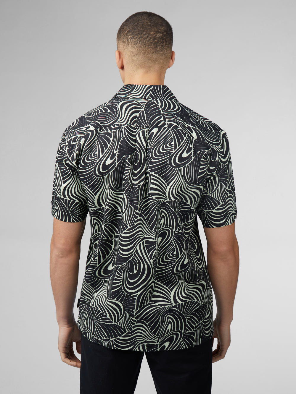 Ben Sherman B by Ben Sherman Psychedelic Swirl Print Gömlek Nane | 1973-FTHWL