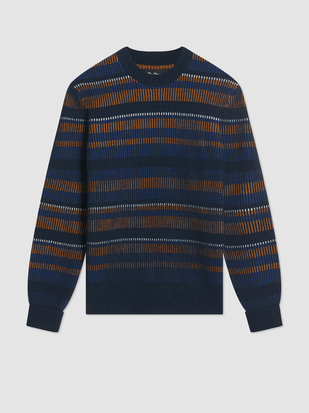 Ben Sherman B by Ben Sherman Stripe Triko Lacivert | 8347-JVCIN