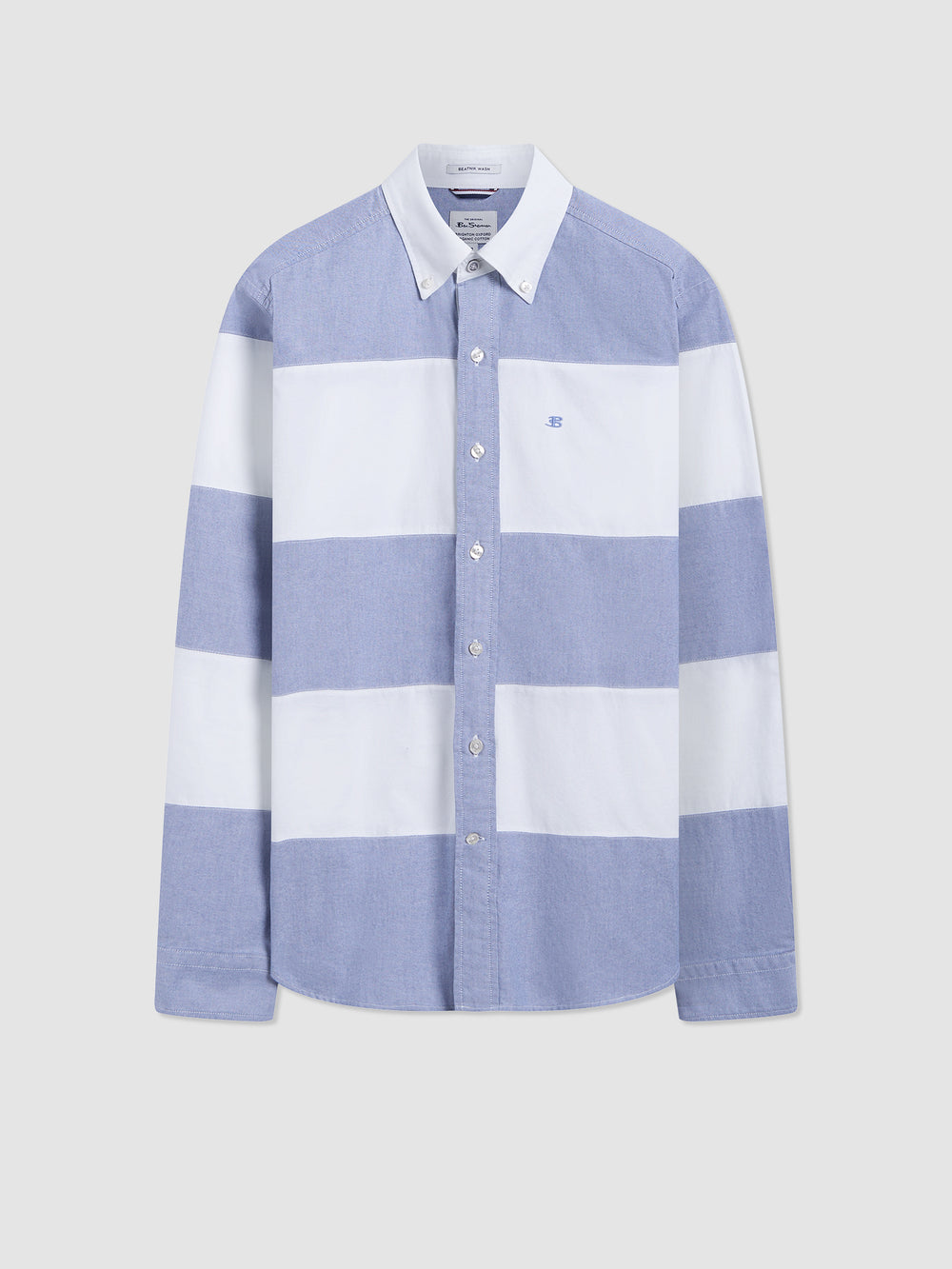 Ben Sherman Brighton Oxford Organic Garment Dye Rugby Gömlek Lacivert | 9426-TJAIG