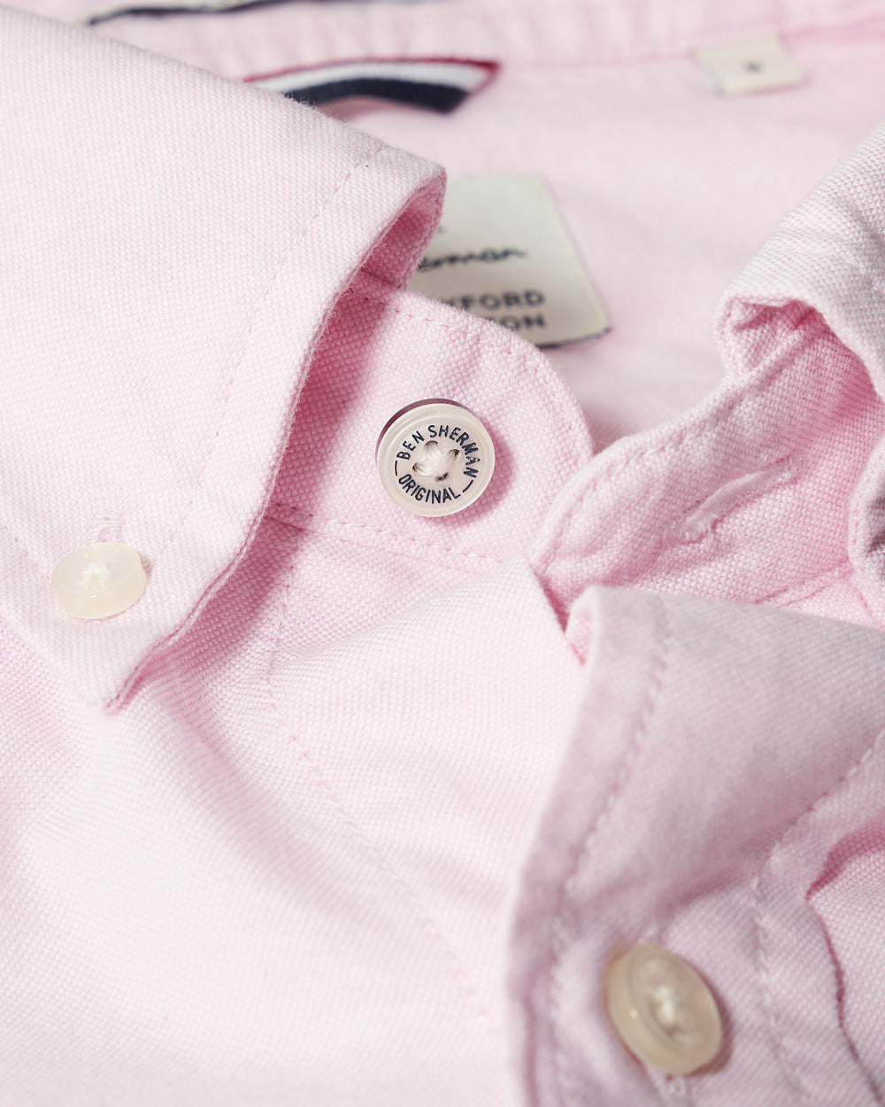 Ben Sherman Brighton Oxford Organic Gömlek Pembe | 7419-JAHUO