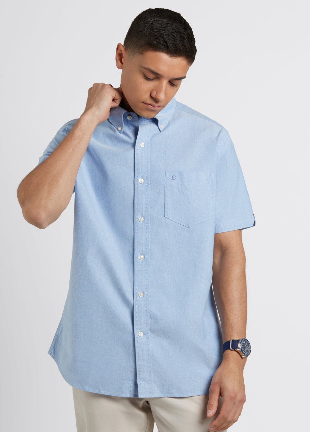 Ben Sherman Brighton Oxford Organic Gömlek Mavi | 5407-VINQP