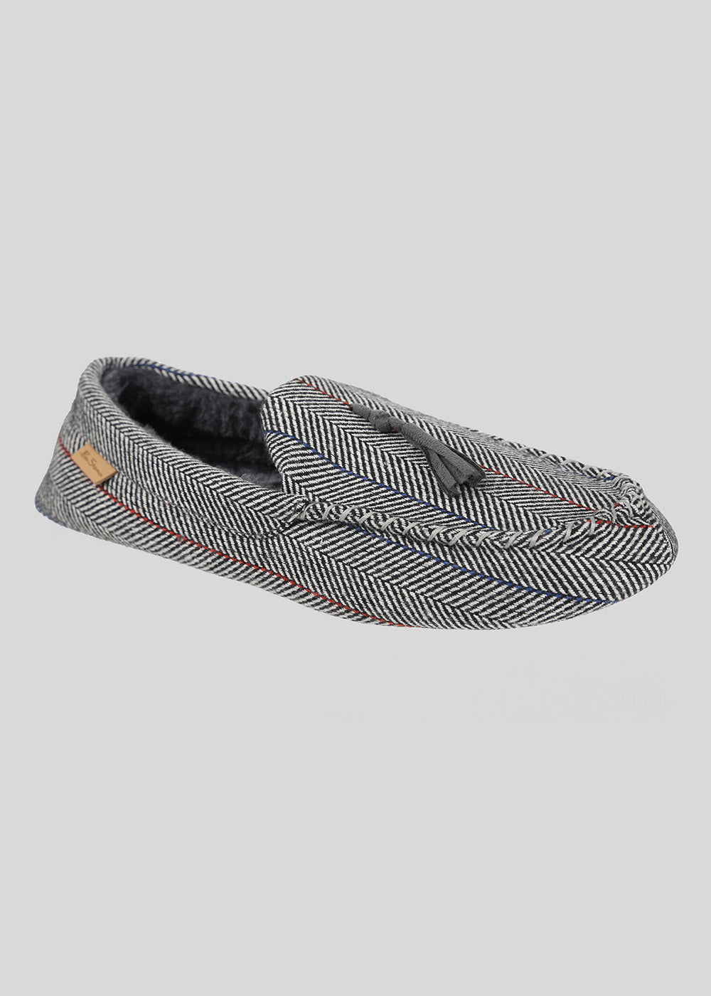 Ben Sherman Cliveden House Moccasin Slipper Gri | 7021-GUSJL