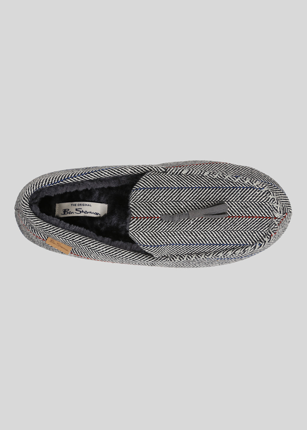 Ben Sherman Cliveden House Moccasin Slipper Gri | 7021-GUSJL