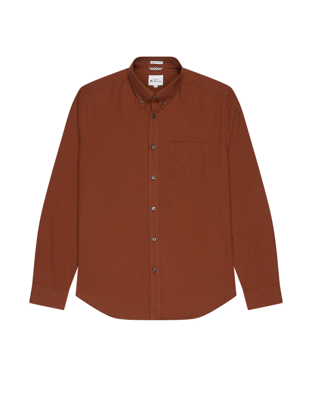 Ben Sherman Signature Long-Sleeve Oxford Gömlek Turuncu | 5801-AMIPH