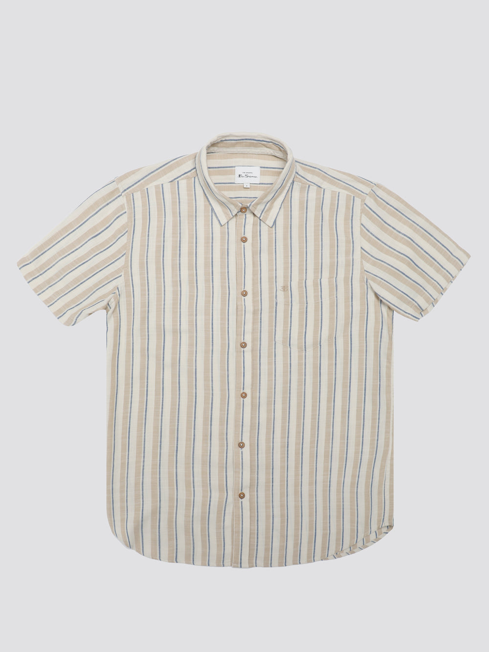 Ben Sherman Signature Mod Stripe Gömlek Beyaz | 3412-CYWFO