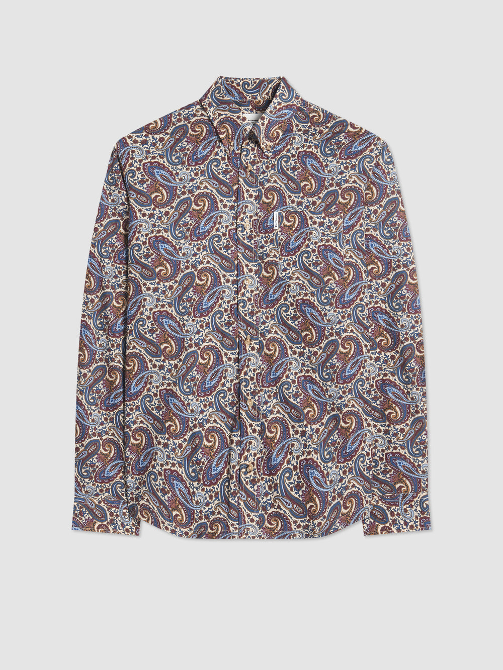 Ben Sherman Signature Paisley Gömlek Renkli | 5802-VQBUS