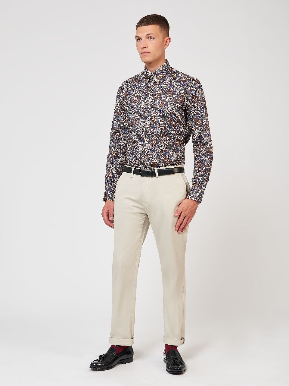 Ben Sherman Signature Paisley Gömlek Renkli | 5802-VQBUS