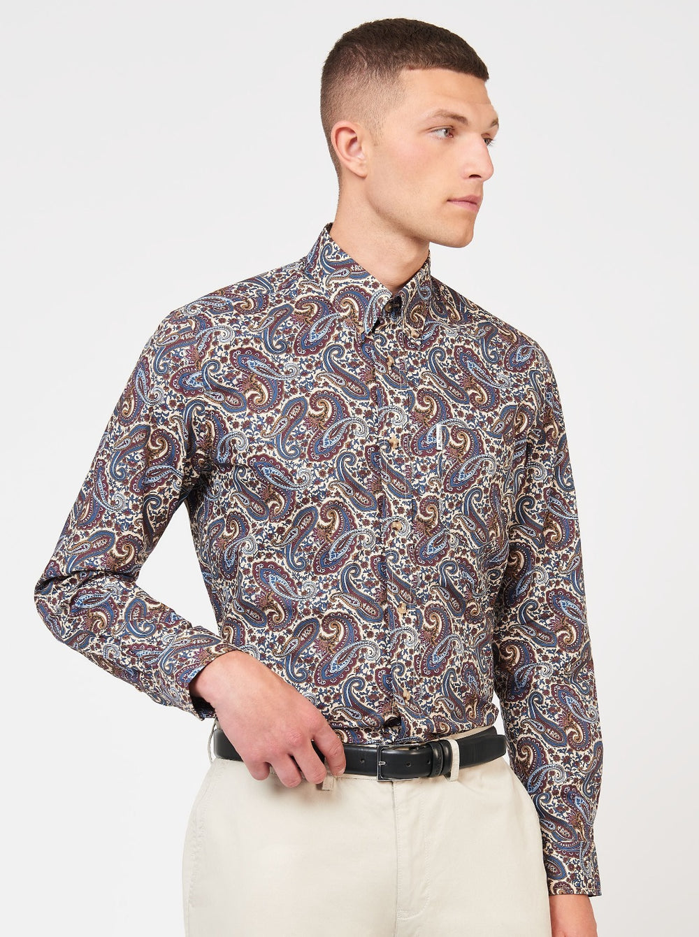 Ben Sherman Signature Paisley Gömlek Renkli | 5802-VQBUS