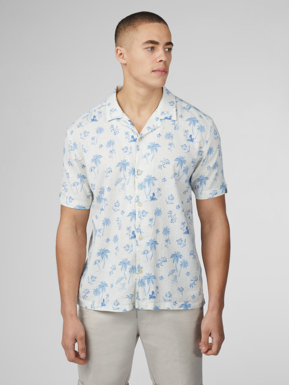 Ben Sherman Signature Resort Gömlek Beyaz | 4658-XKJDM