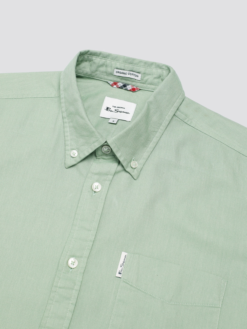 Ben Sherman Signature Short Sleeve Oxford Gömlek Yeşil | 2049-EUYQP