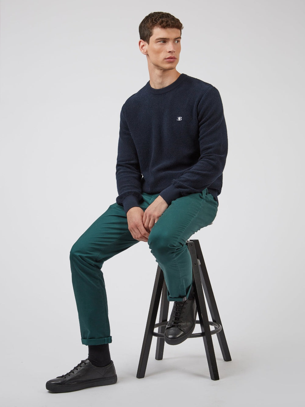 Ben Sherman Signature Slim Stretch Chino Pantolon Yeşil | 6502-TGQYP