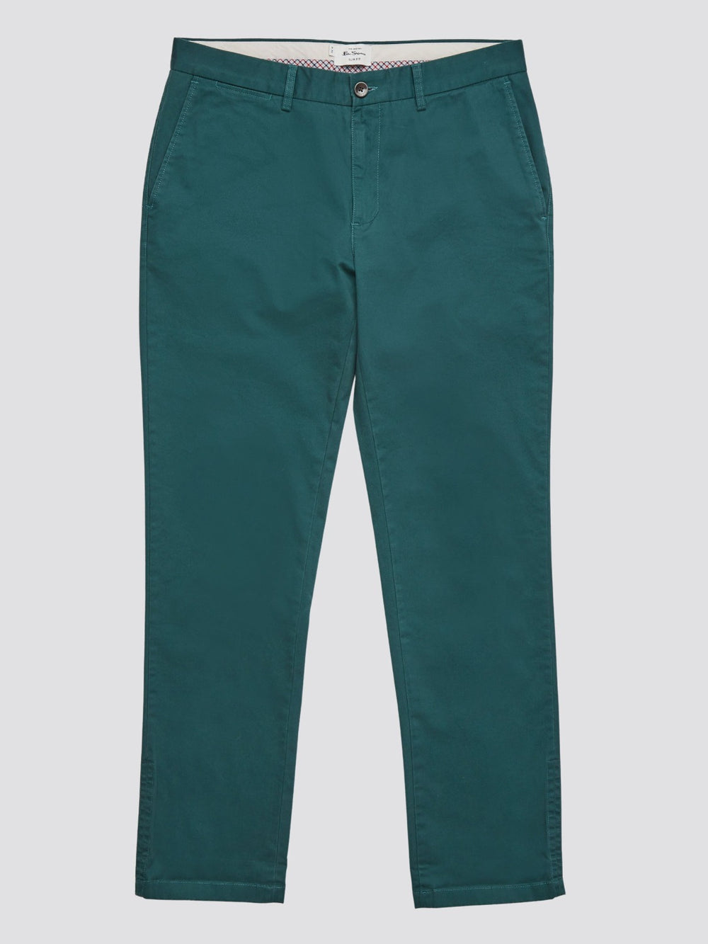 Ben Sherman Signature Slim Stretch Chino Pantolon Yeşil | 6502-TGQYP