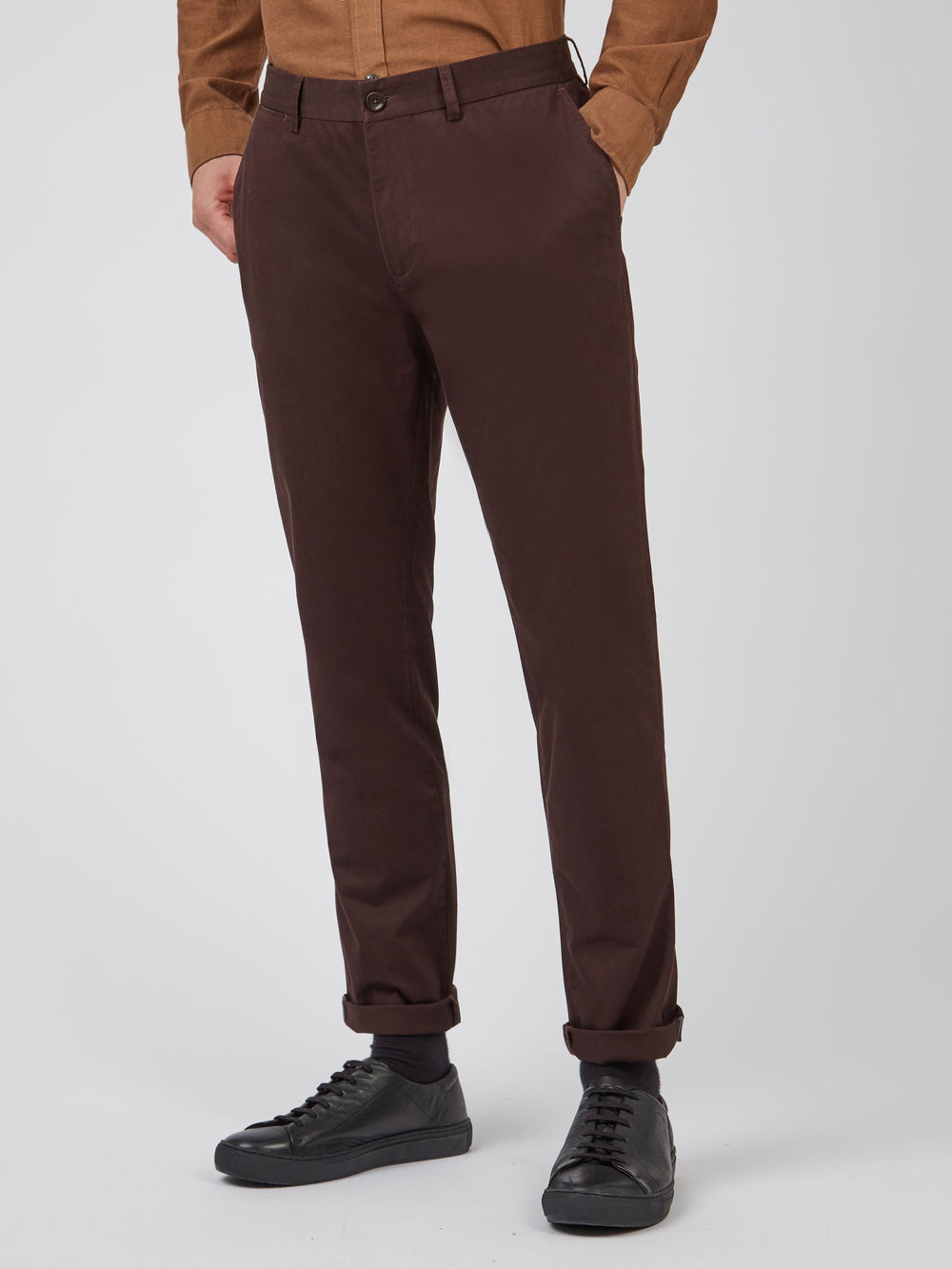 Ben Sherman Signature Slim Stretch Chino Pantolon Kırmızı | 7895-BSLAJ