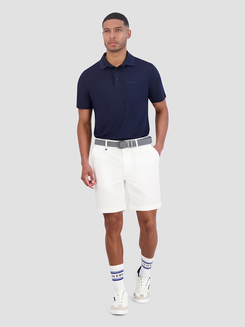 Ben Sherman Solid Air Pique Sports Fit Polo Gömlek Lacivert | 7310-VEWTK