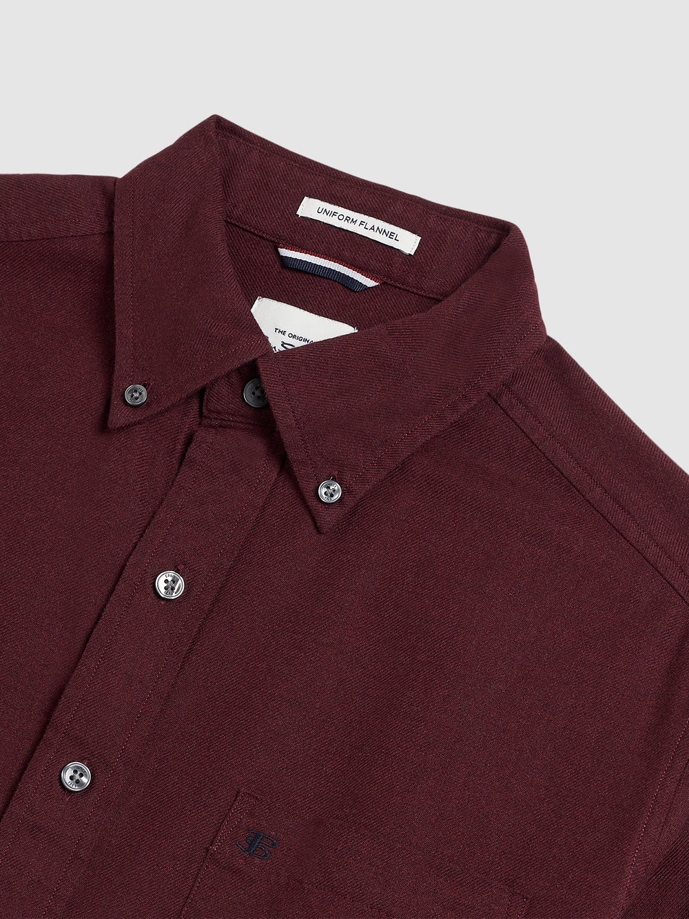 Ben Sherman Uniform Flannel Gömlek Bordo Lacivert Bej Rengi | 7683-AYFCD