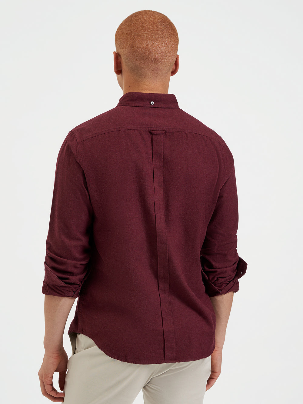 Ben Sherman Uniform Flannel Gömlek Bordo Lacivert Bej Rengi | 7683-AYFCD