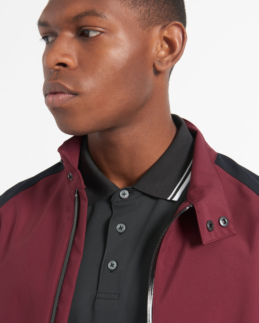 Ben Sherman Waterproof Harrington Mont Bordo | 3071-OGTYX